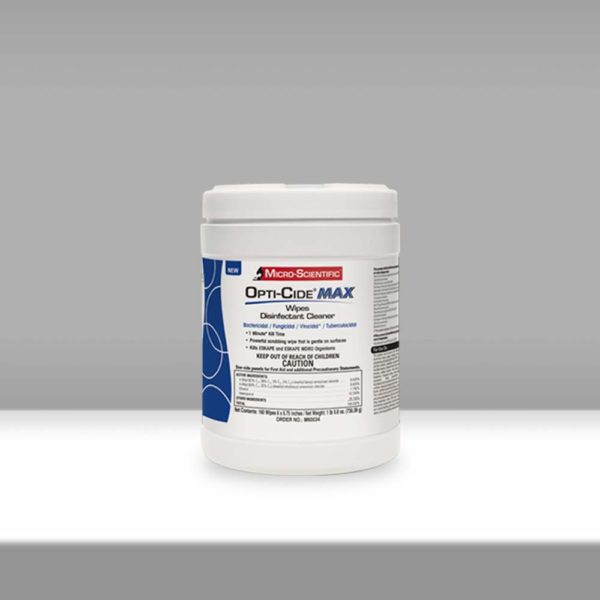 Opti-Cide MAX Disinfectant Cleaner Wipes (canister)