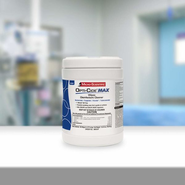 Opti-Cide MAX Disinfectant Cleaner Wipes (canister) - Image 3