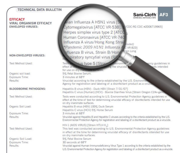 Sani-Cloth AF3 Germicidal Disposable Wipe (canister) - Image 2